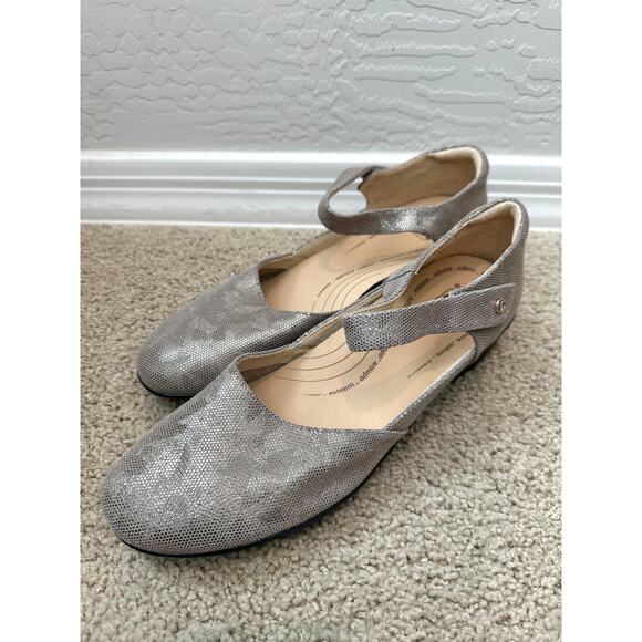 REVERE | Osaka Champagne Angle Leather Mary Jane Shoes | Women’s Size 10 - Picture 2 of 7